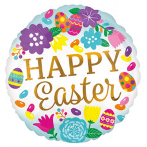 Buy And Send Happy Easter 18 inch Foil Balloon